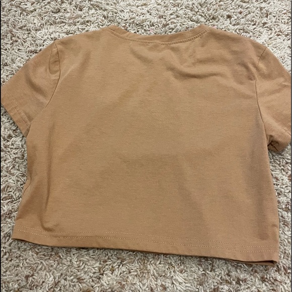 Cropped light brown top - Picture 4 of 4